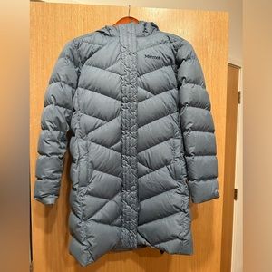 Girls Marmot long down jacket